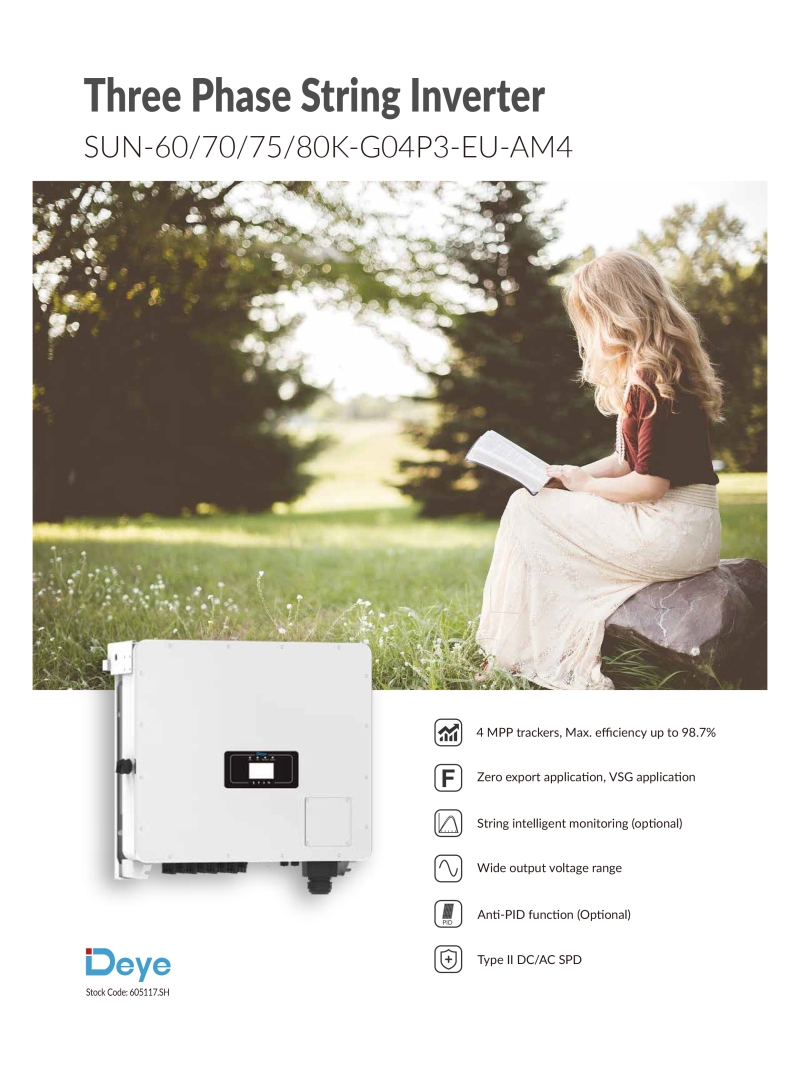 DEYE 60KW String Inverter